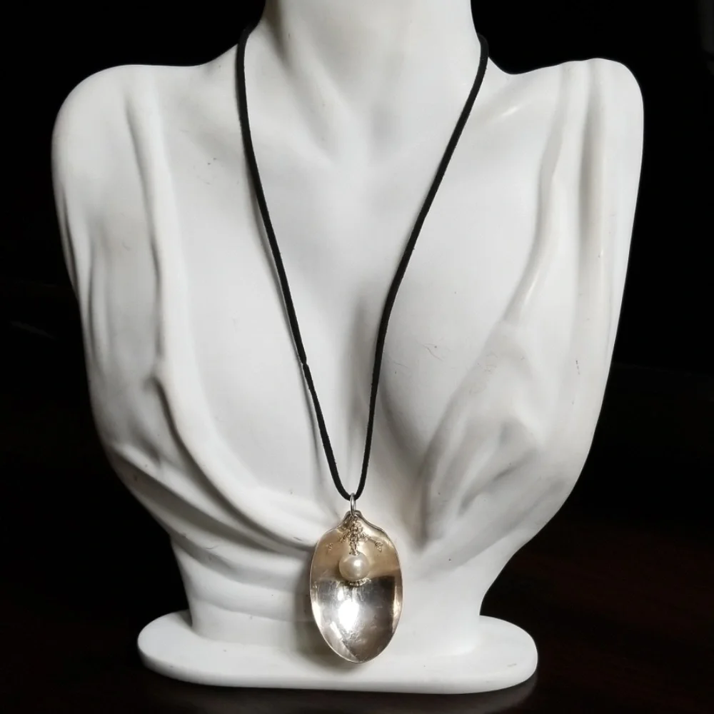 NWT Repurposed Hand Crafted Vintage Spoon Pendant Necklace